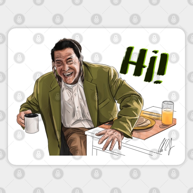 Twin Peaks: Dougie Says Hi! Magnet by 51Deesigns